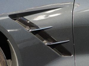 Молдинги на передние воздухозаборники хромированные для Chevrolet Corvette C7 2014-